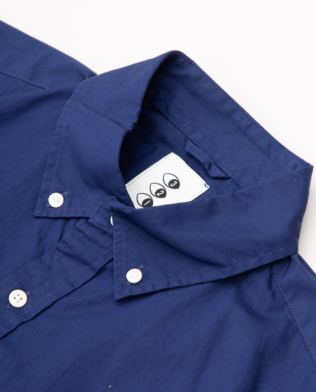 Poplin Button Down Shirt Navy Men Shirts AR321