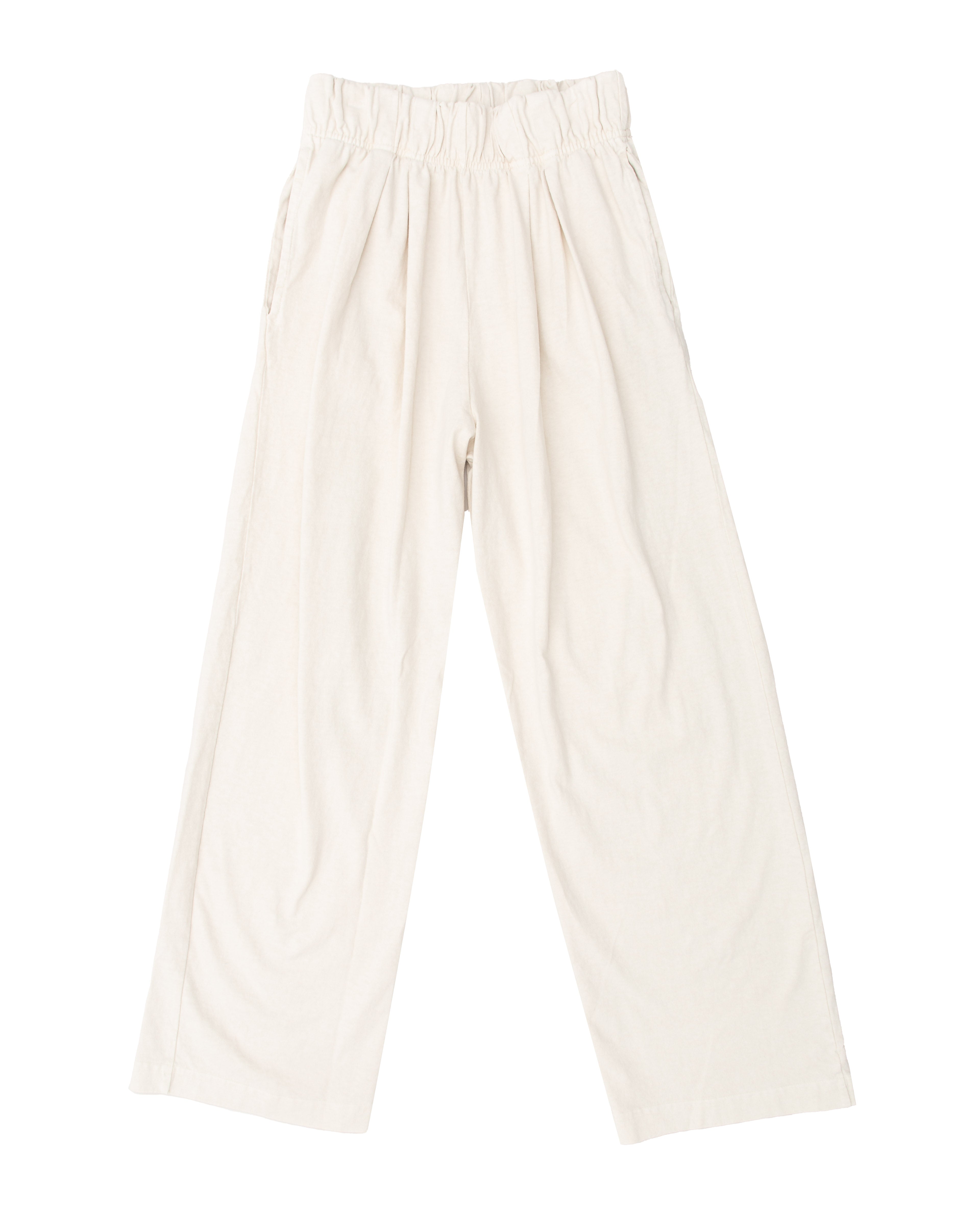 Pleat Front Pant Ivory Women Pants LES TIEN
