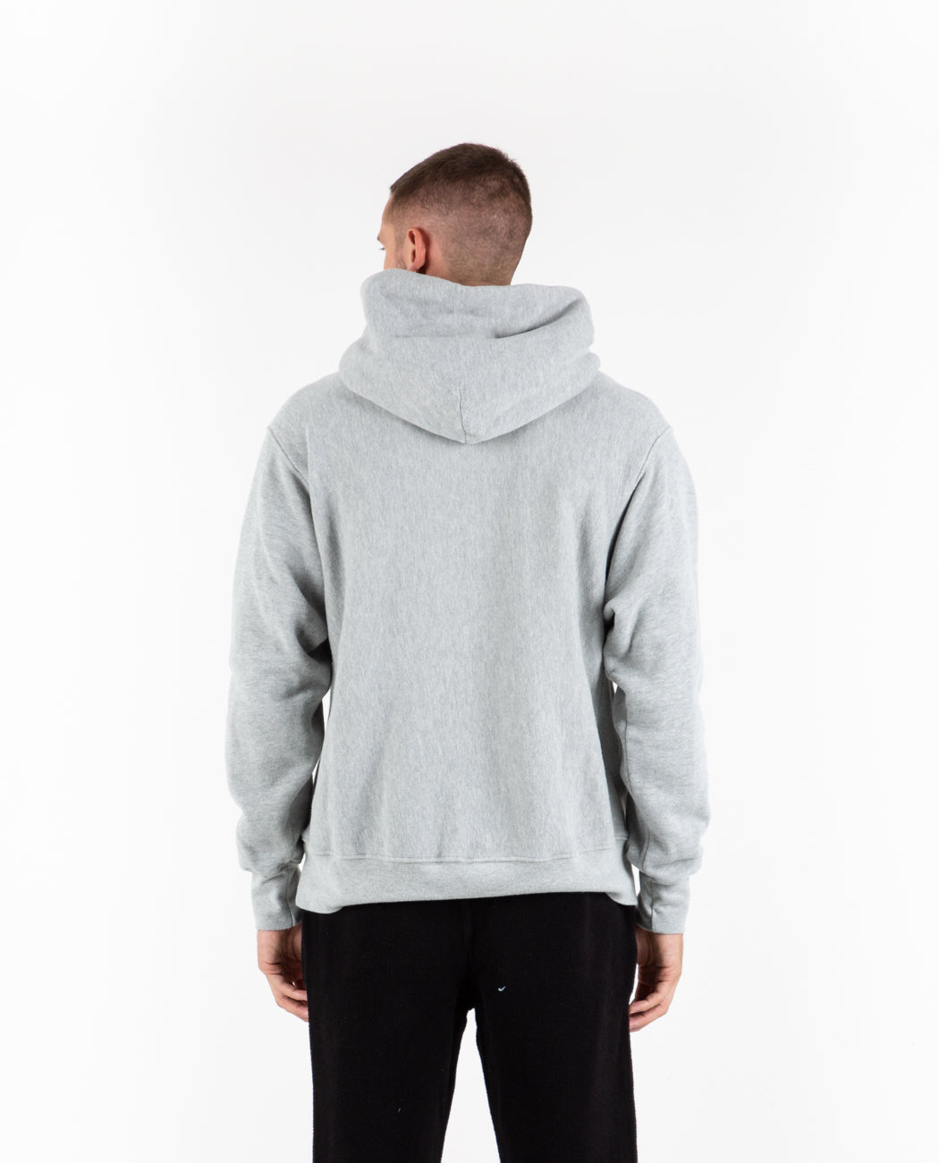 Cropped Hoodie Heather Men Sweaters + Sweatshirts LES TIEN