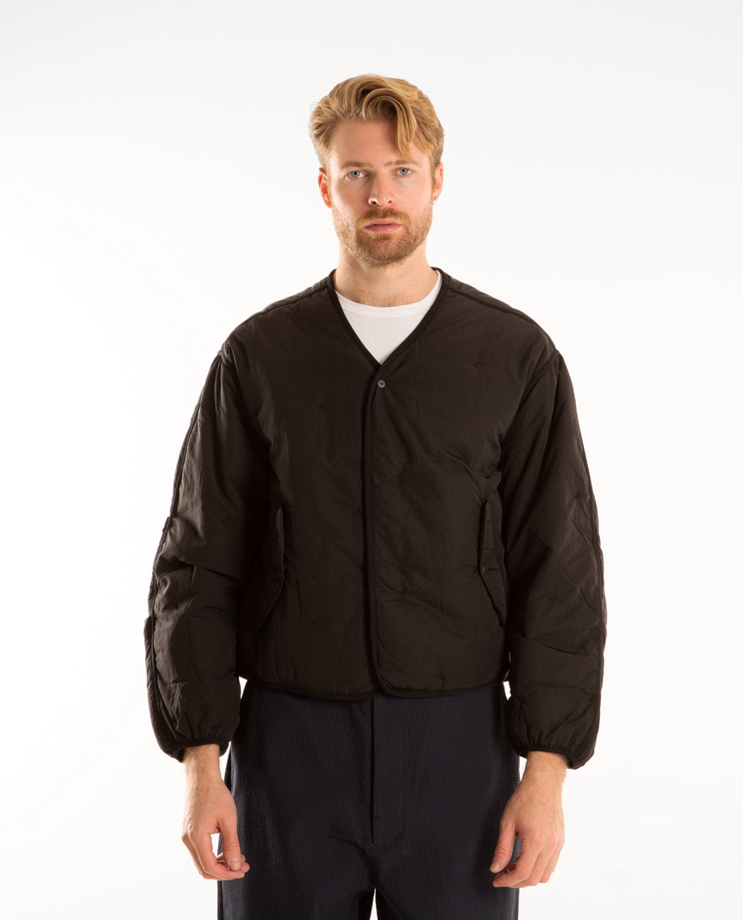 Liner Jacket Black Men Coats + Jackets IISE