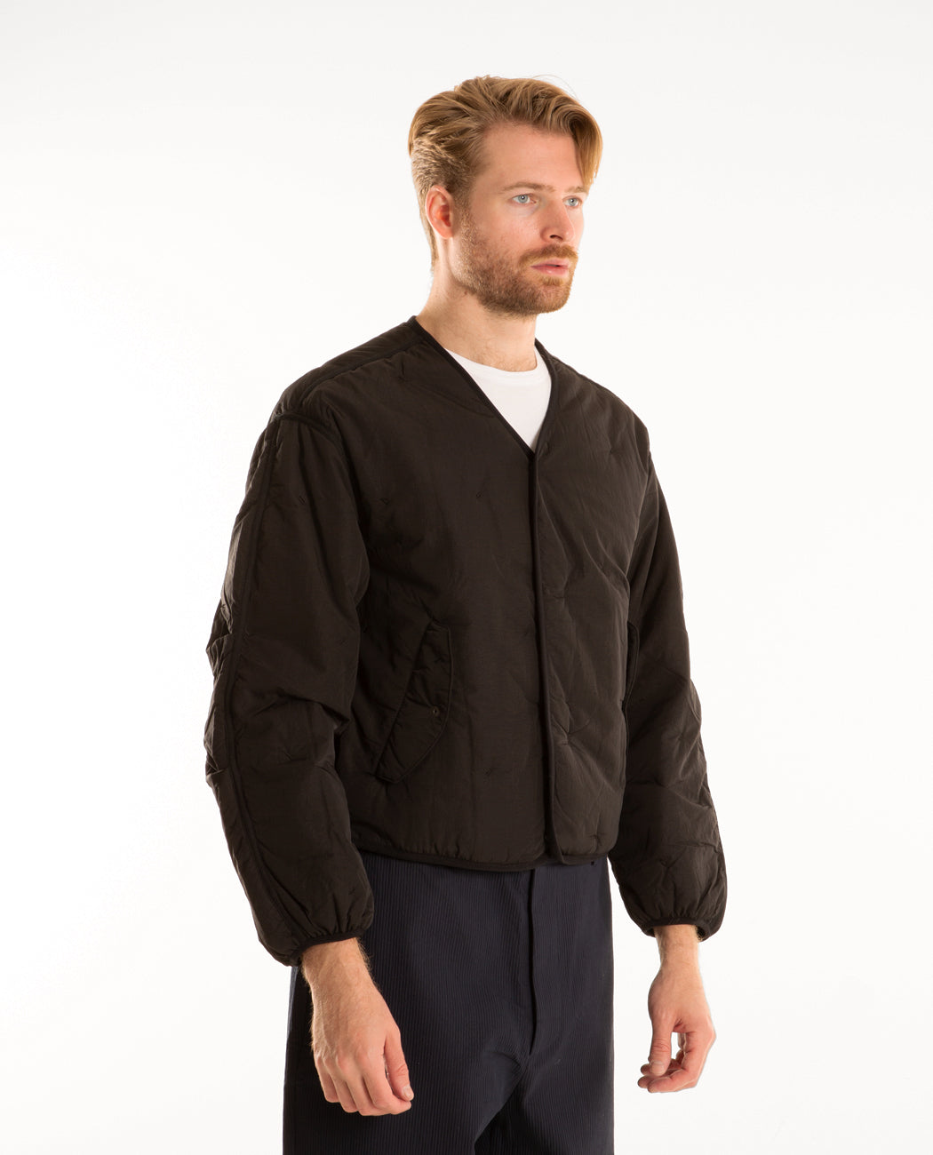 Liner Jacket Black Men Coats + Jackets IISE