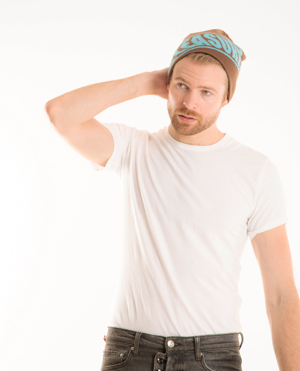Bubble Skully Beanie Brown Men Hats PLEASURES