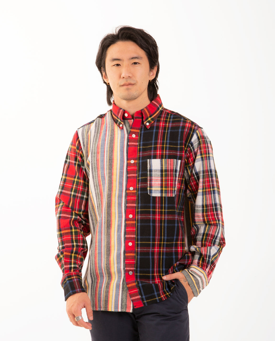 No. 103 Button Down Long Sleeve Shirt Men Shirts ORIGINAL MADRAS TRADING COMPANY