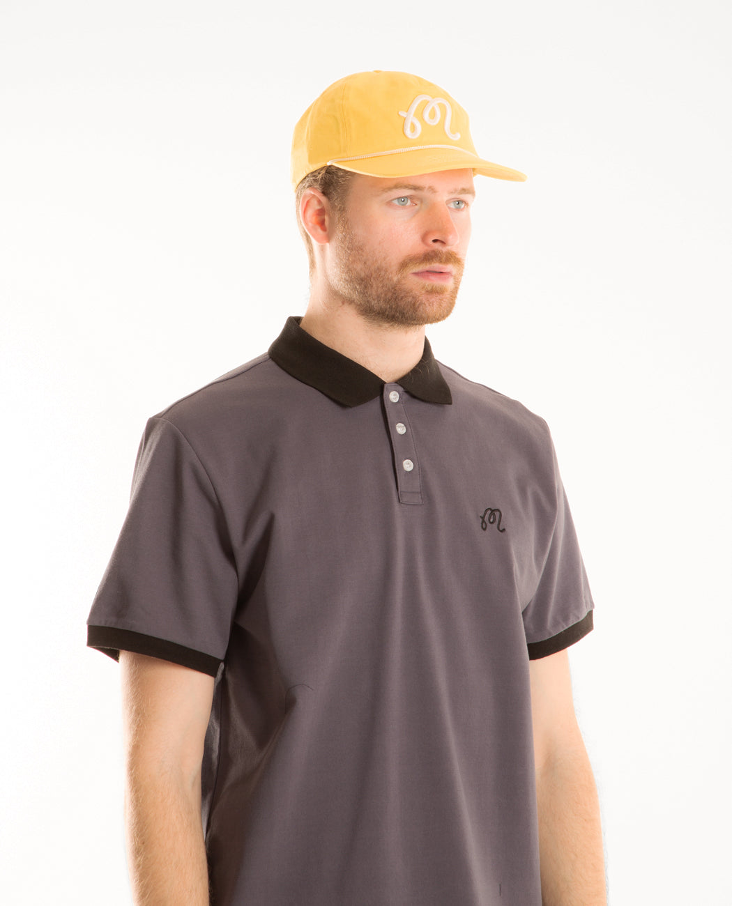 Script Rope Hat Yellow Men Hats MALBON GOLF