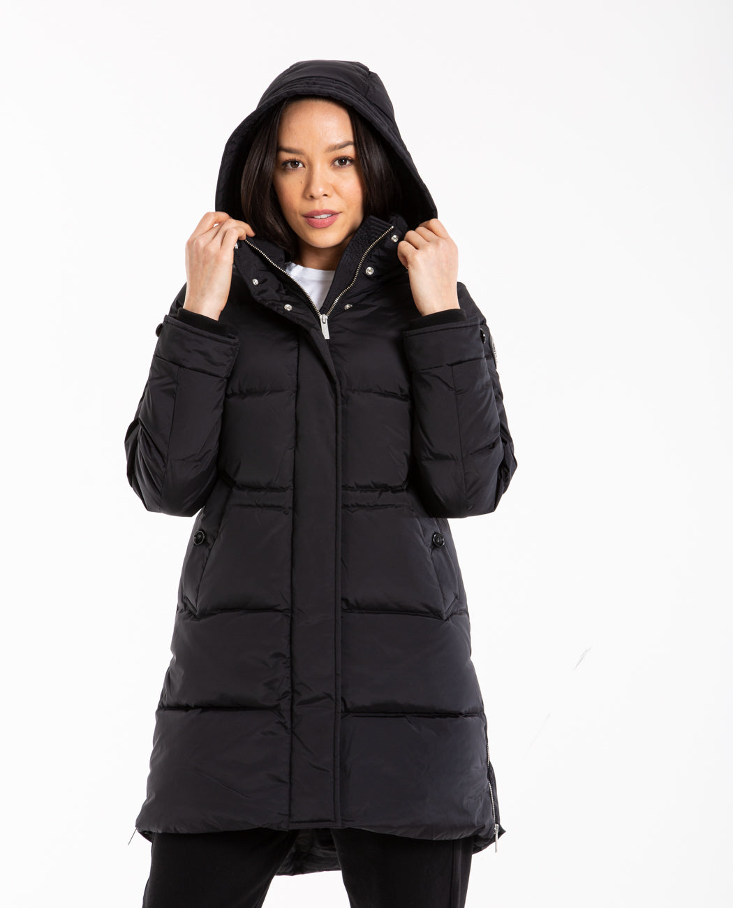 Puffy Parka Jacket Black Women Coats + Jackets WOOLRICH