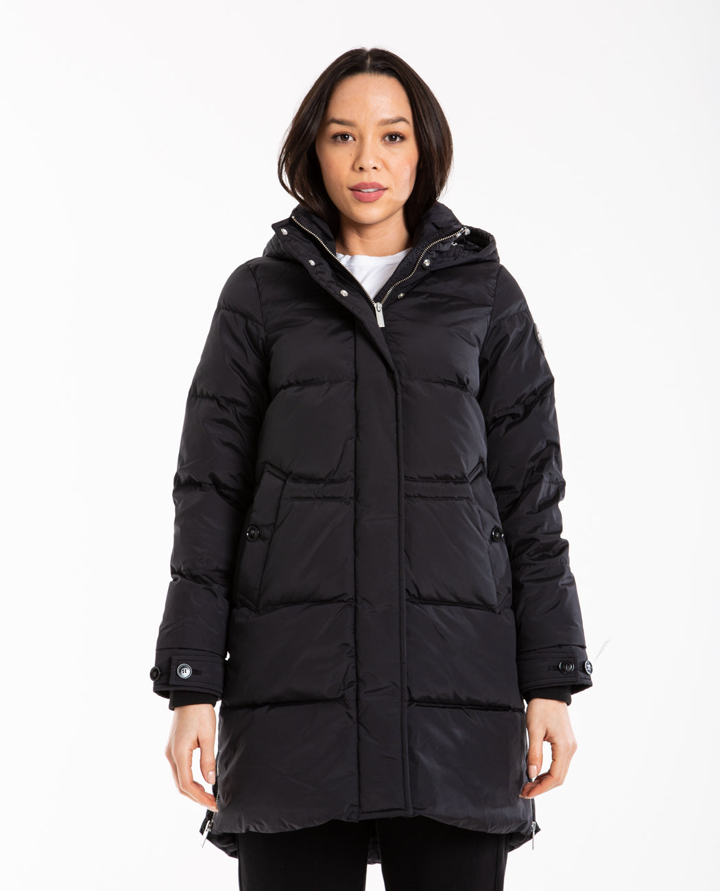 Puffy Parka Jacket Black Women Coats + Jackets WOOLRICH