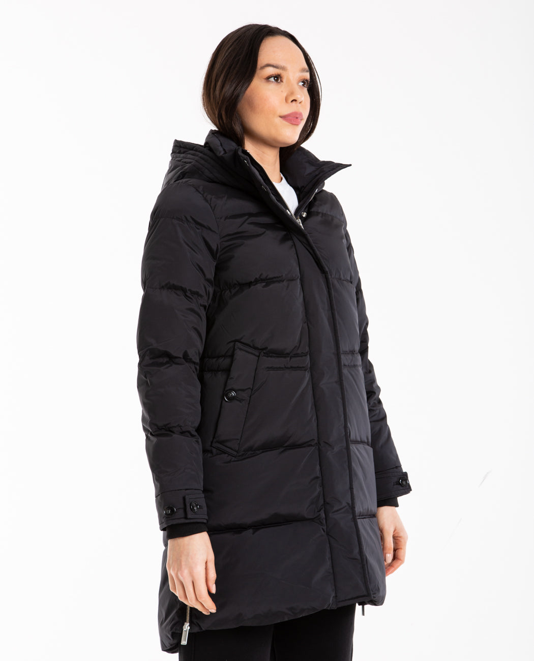 Puffy Parka Jacket Black Women Coats + Jackets WOOLRICH