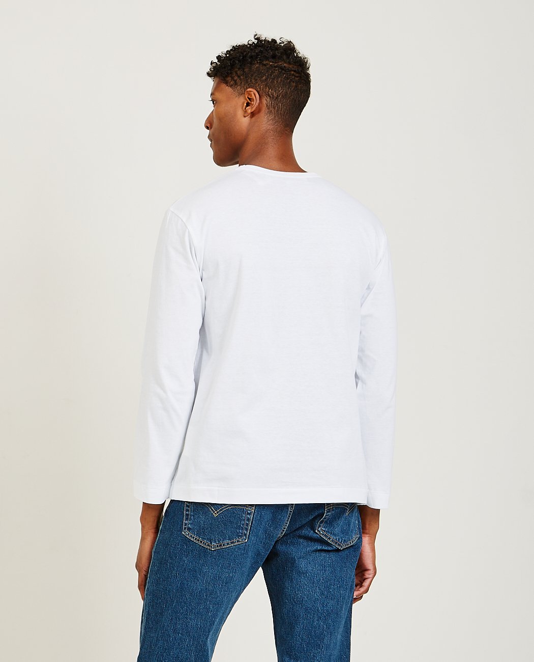 Red Heart Long Sleeve Tee-COMME DES GARÇONS PLAY-American Rag Cie