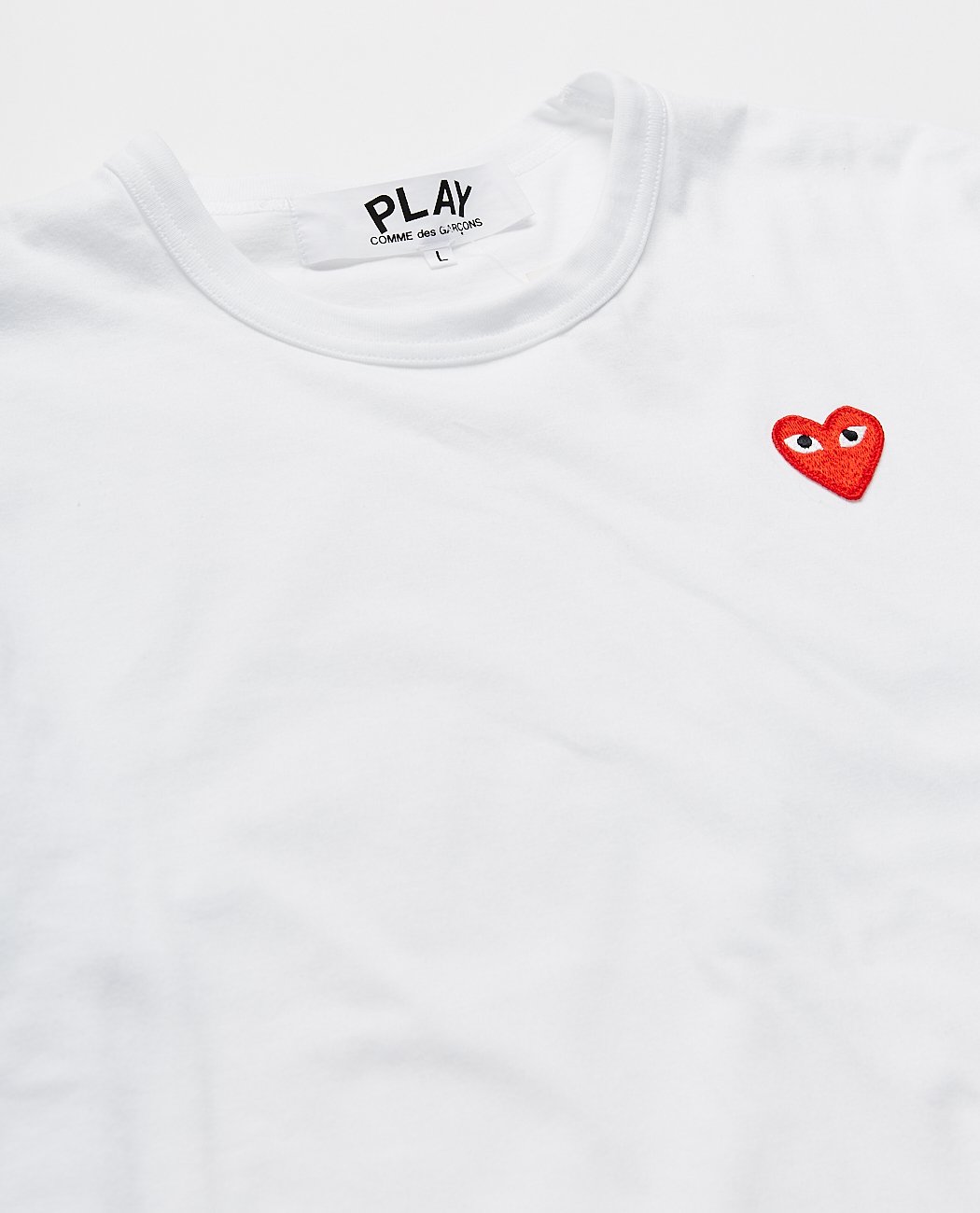 Red Heart Long Sleeve Tee-COMME DES GARÇONS PLAY-American Rag Cie