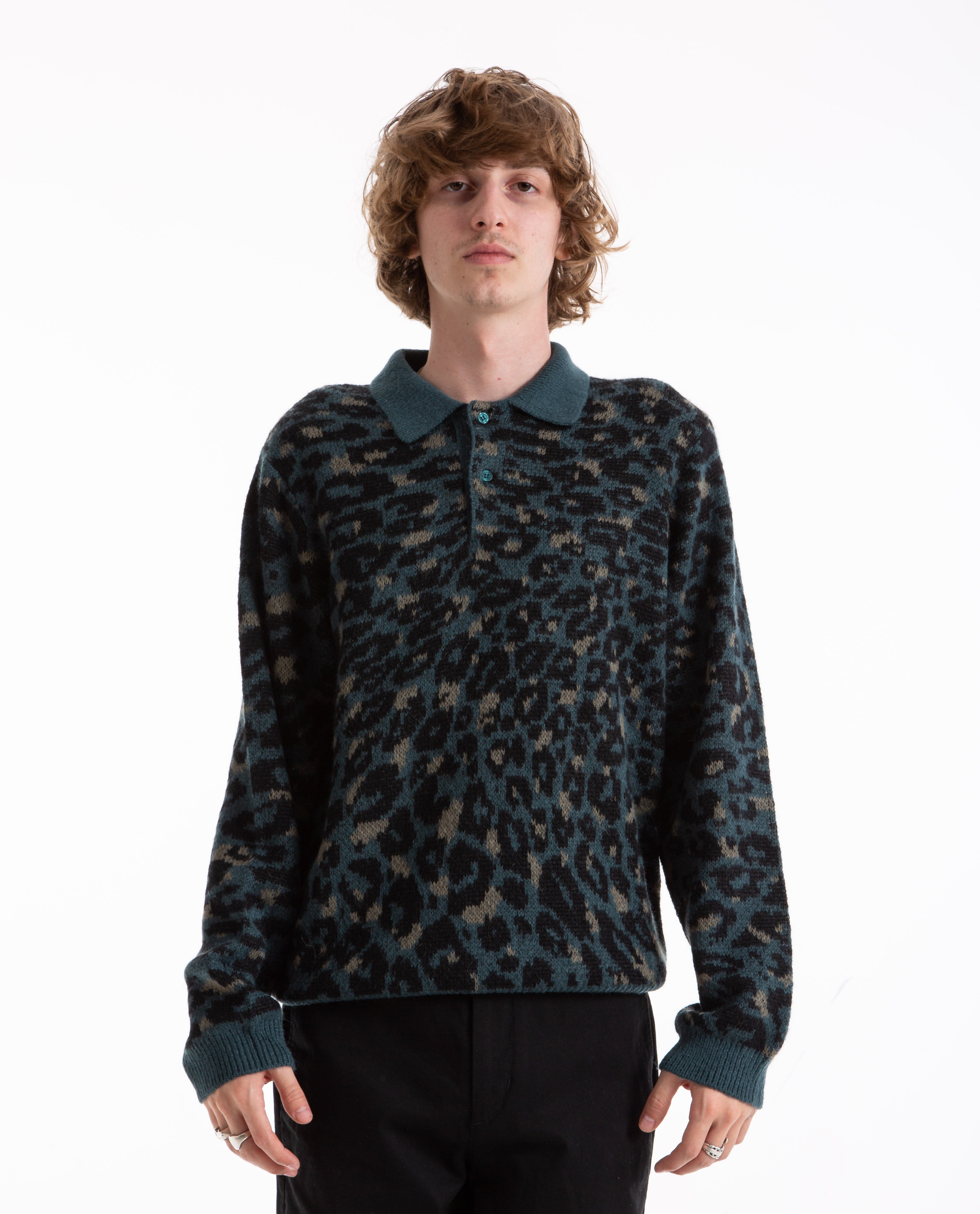 Beauchamp Mohair Polo Sweater – American Rag Cie
