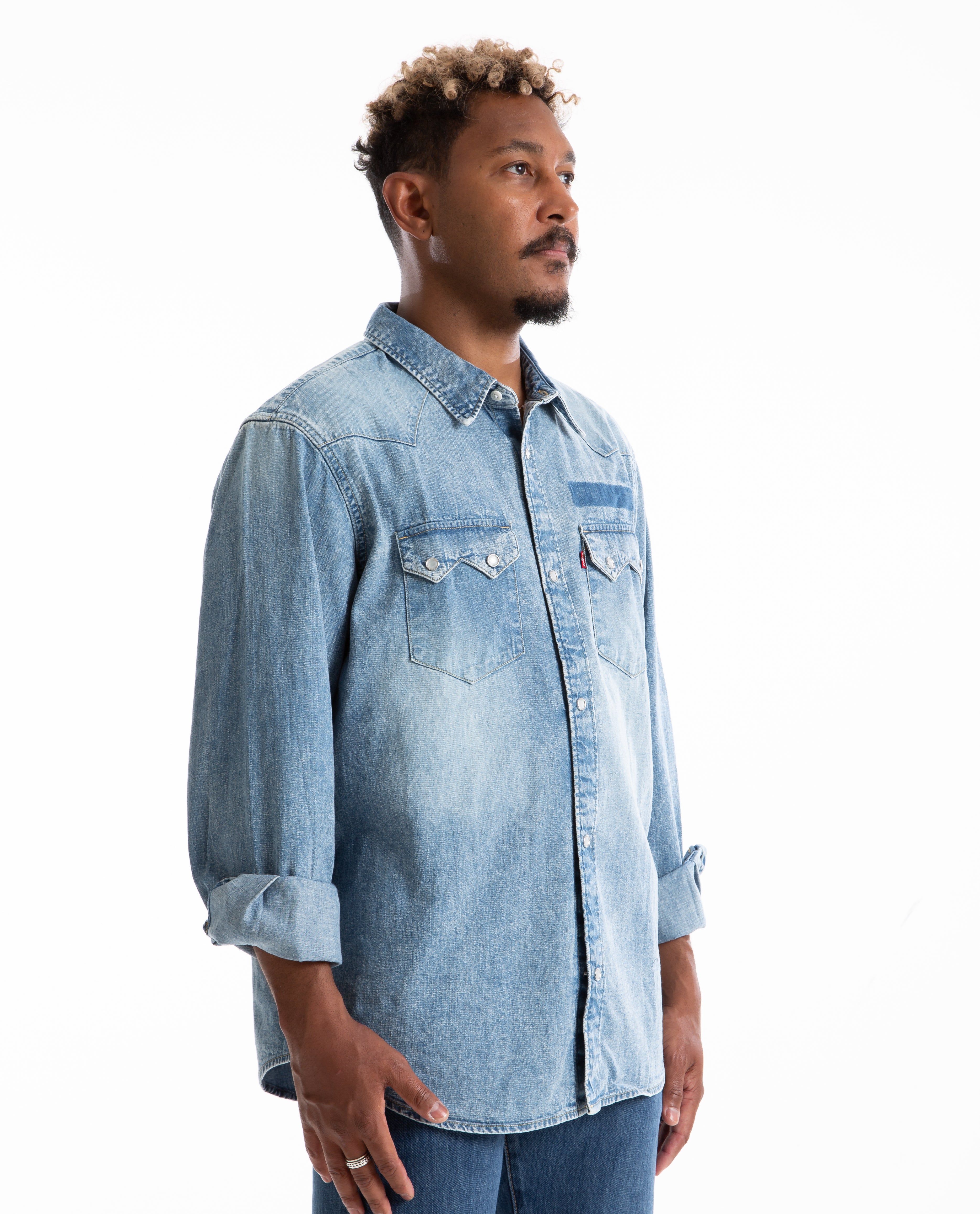 Levi's Sawtooth Western Shirt in Marcy Marcy / Large