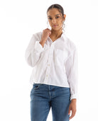 Ruth Crop Shirt Blouses AMO