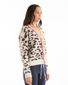Leopard Boxy Cardigan Women Sweaters + Sweatshirts SUNDRY