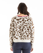 Leopard Boxy Cardigan Women Sweaters + Sweatshirts SUNDRY