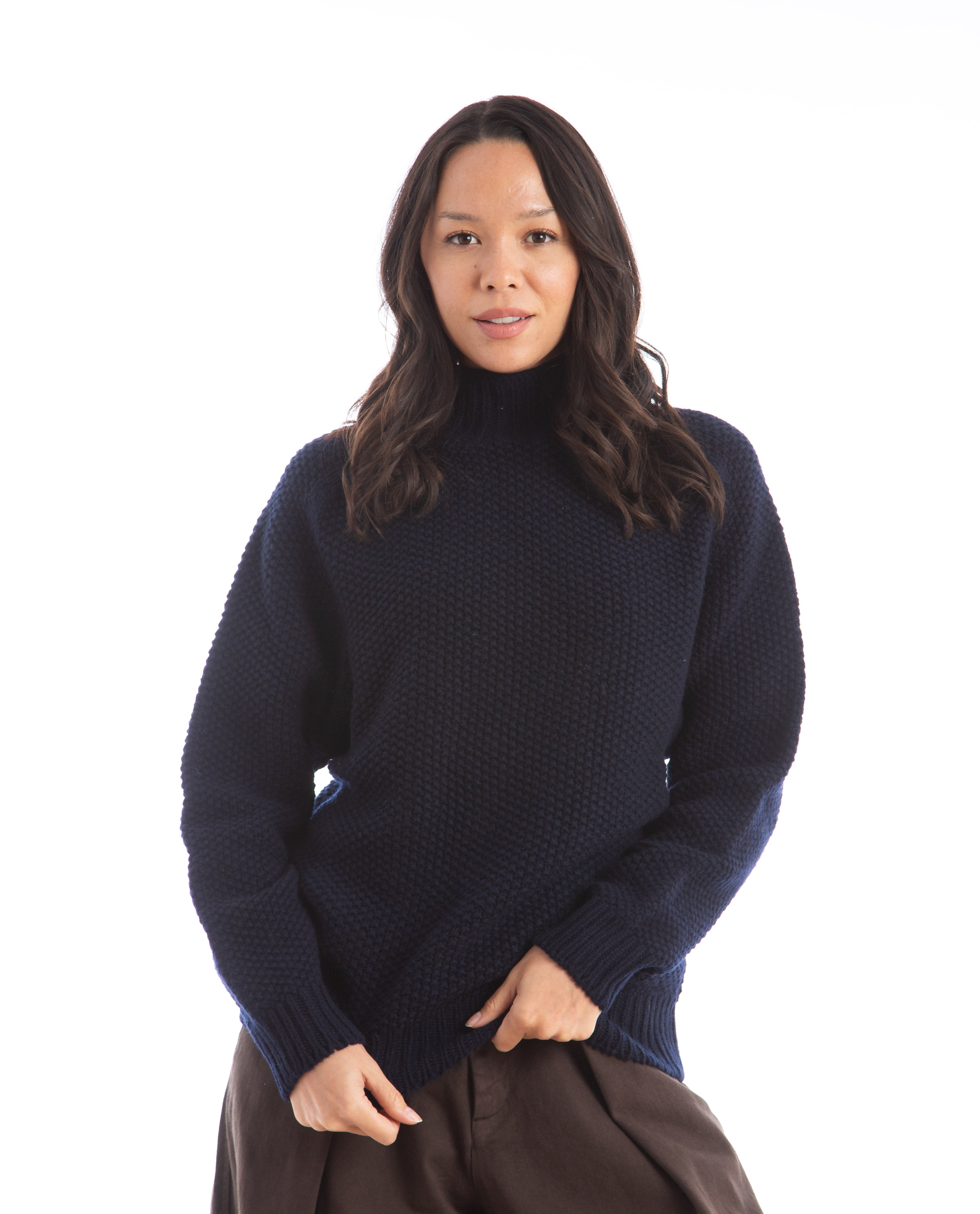 YMC Loretta Knit Sweater Navy L