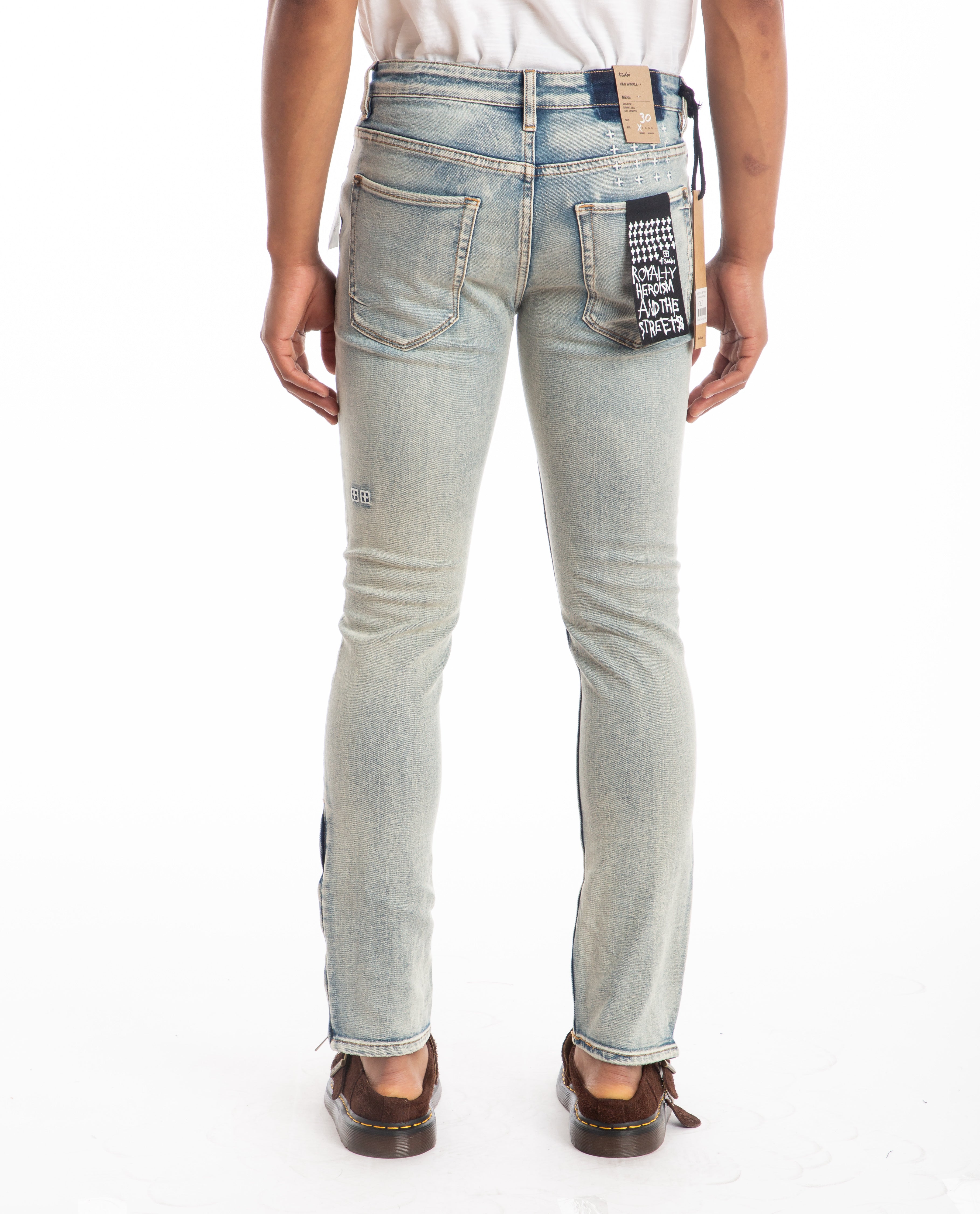 Slim jean Ksubi Black size 32 US in Cotton - elasthane