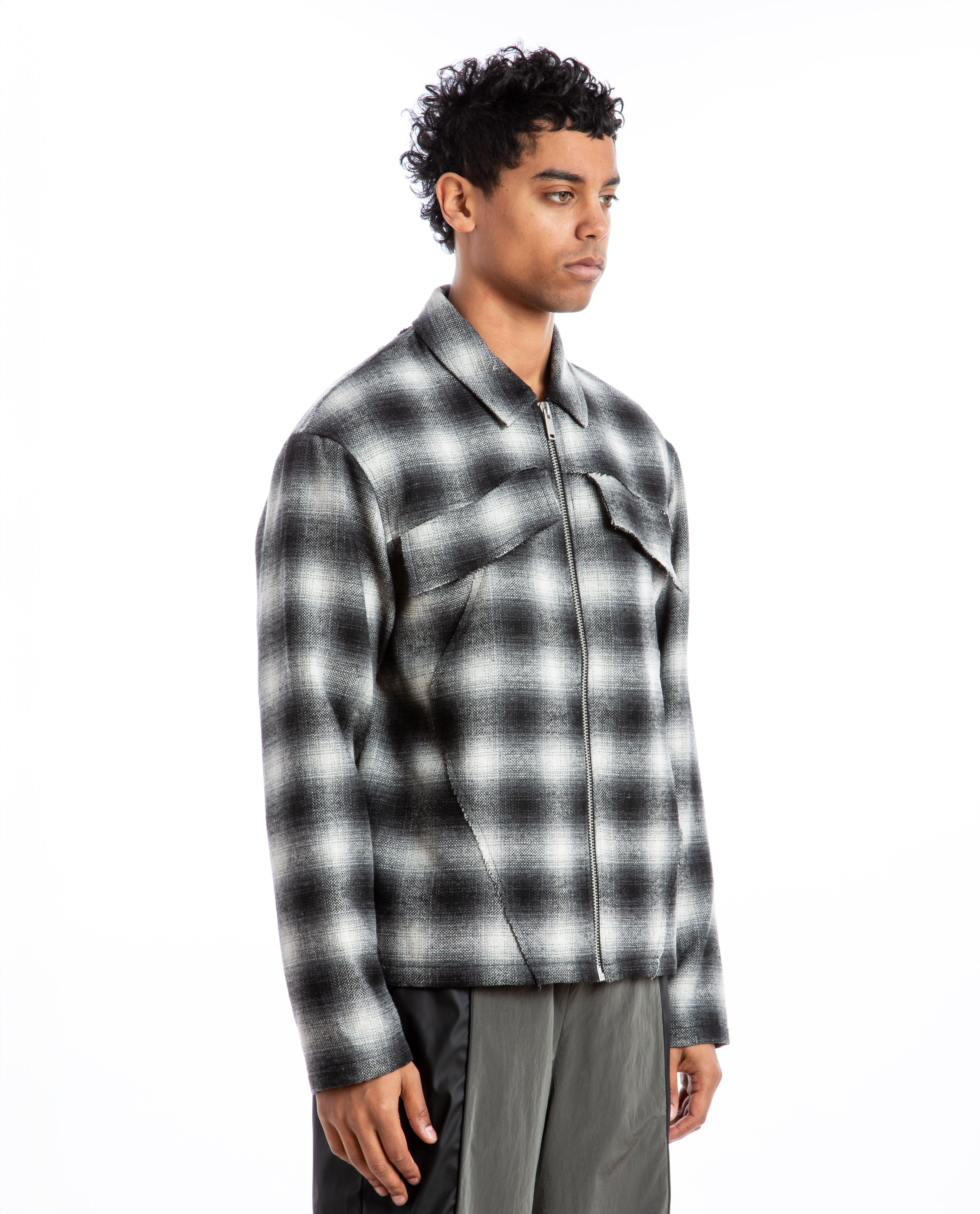 Padded Checked Overshirt – American Rag Cie