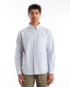 Beefy Cotton Striped Oxford Navy Men Shirts KNICKERBOCKER