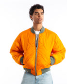 Built Reversible Bomber Jacket Green Men Coats + Jackets STUSSY