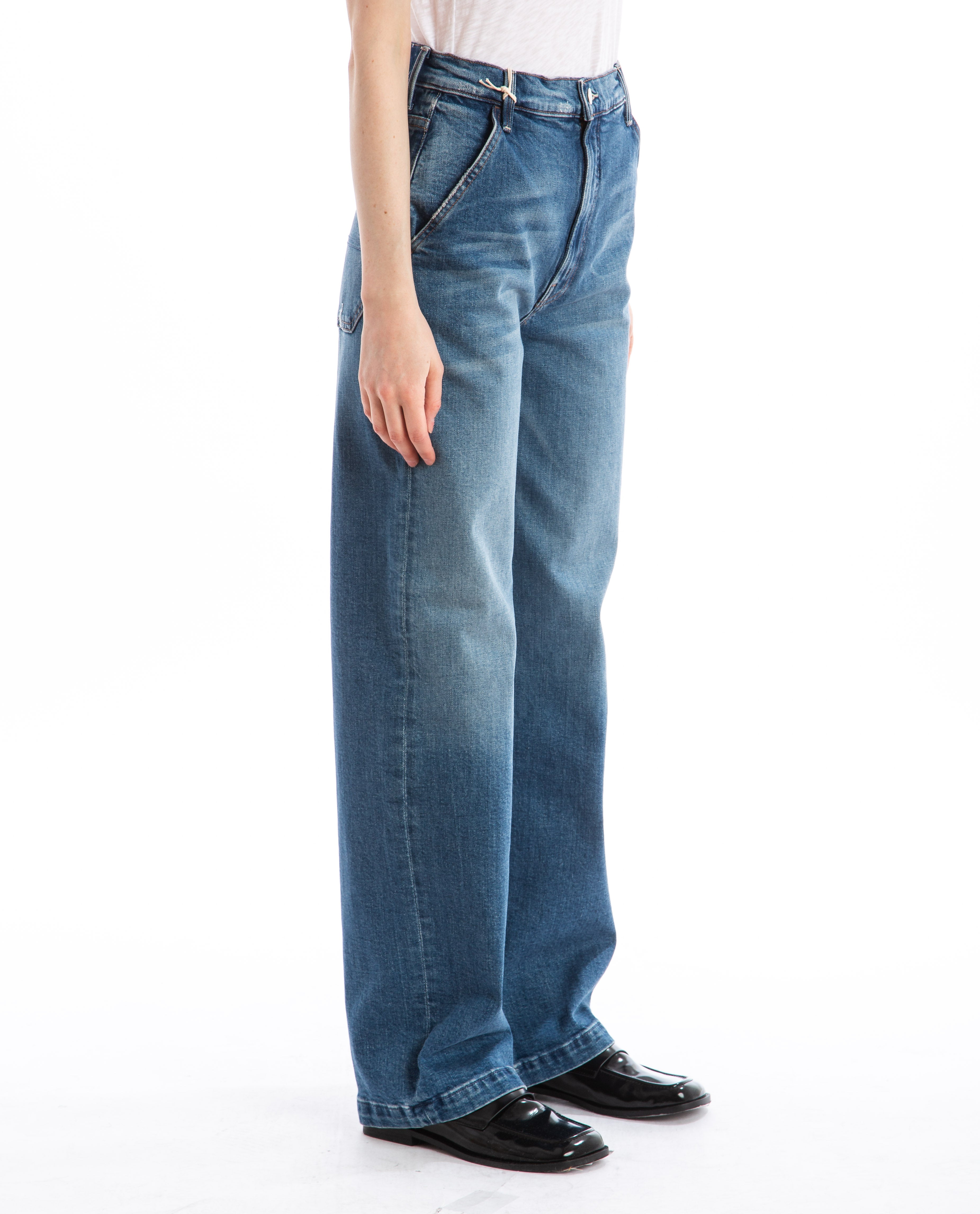 AMERI STUDS DETAIL STRAIGHT DENIM PANTS アメリヴィンテージ アメリ