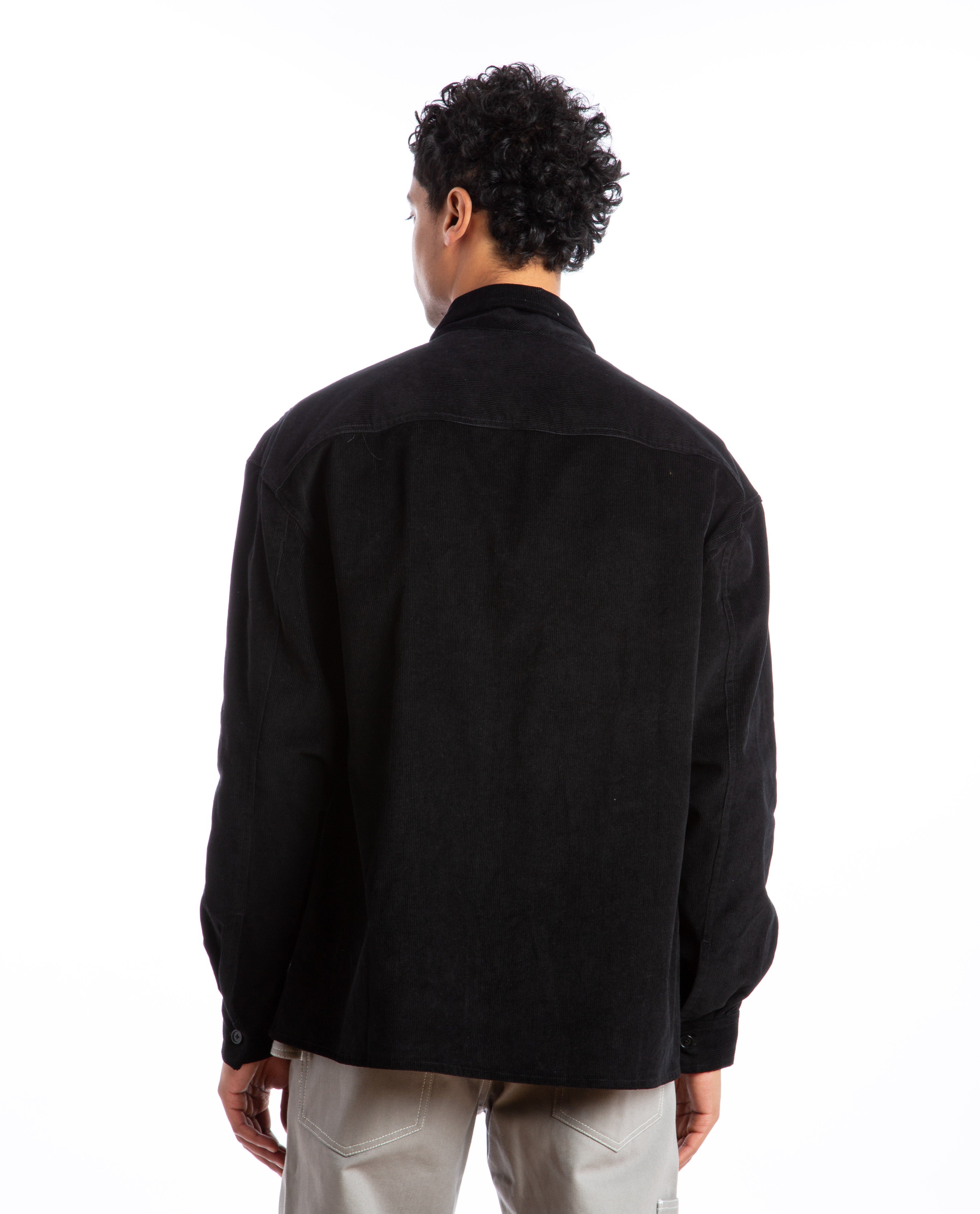 SHIRT COAT WOOL VINTAGE GABARDINE