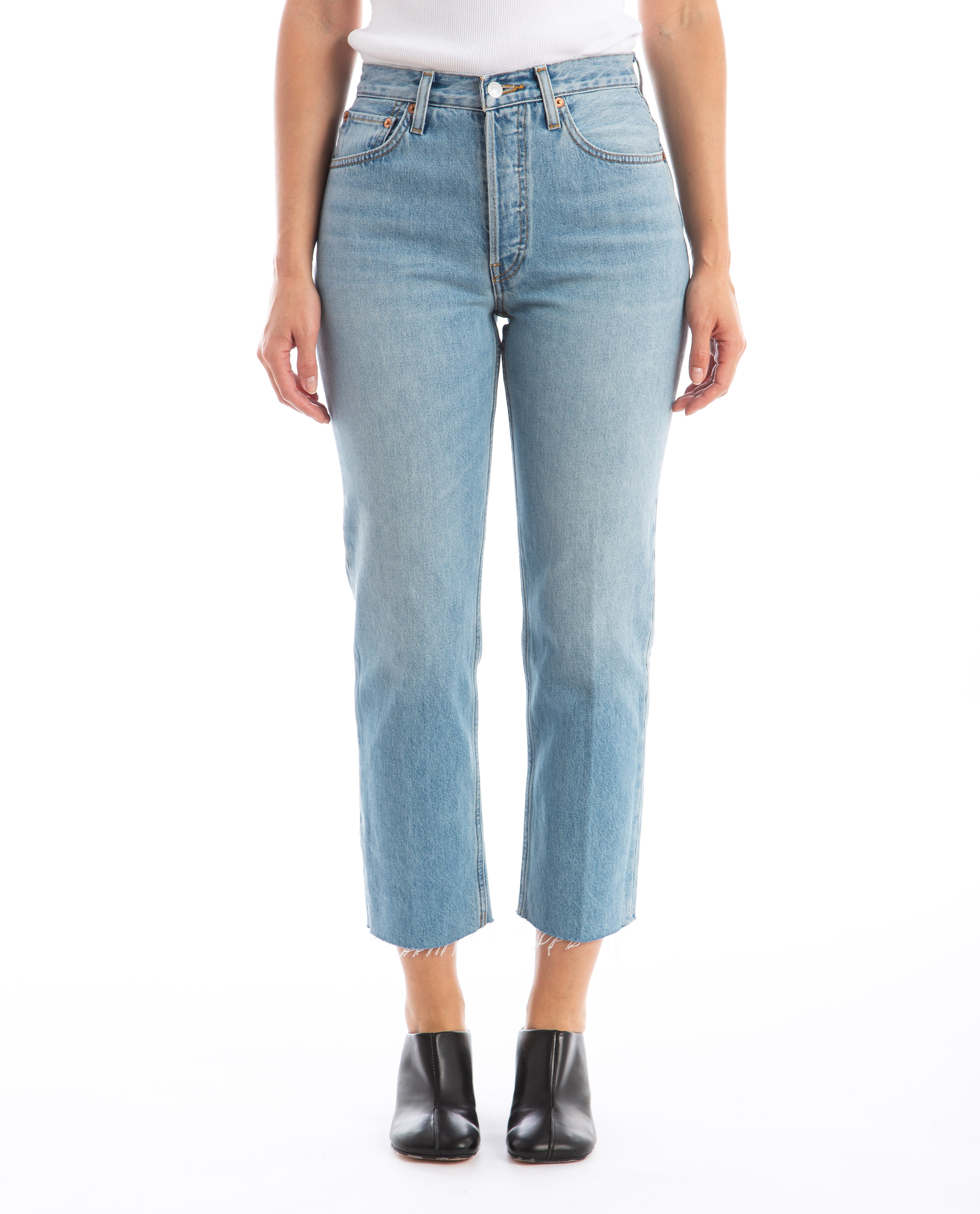 Levi's high rise stove pipe online