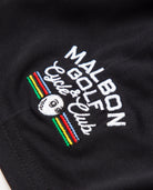 Golf & Cycle Tour de Buckets Performance Polo Black Men Shirts MALBON GOLF