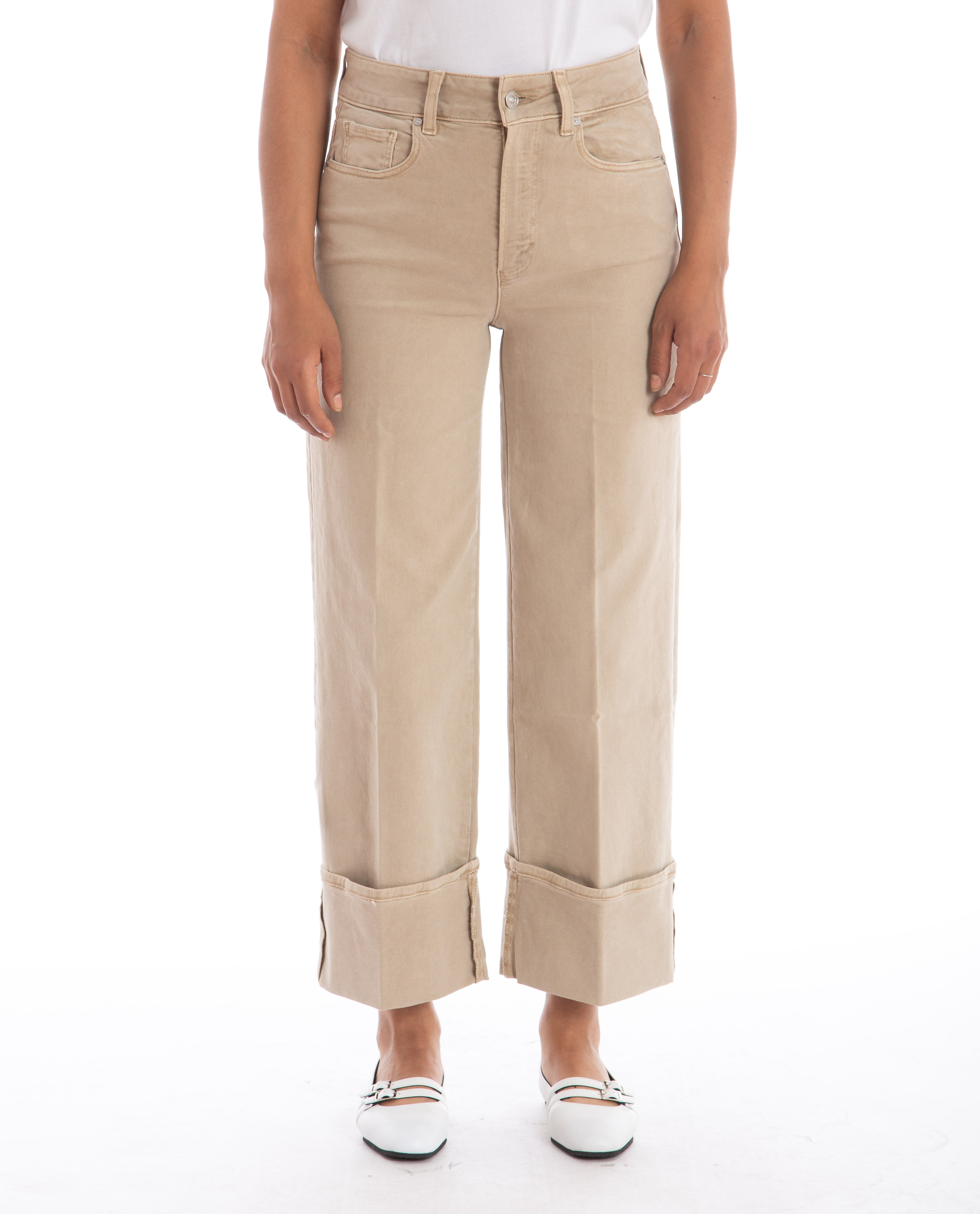 Sasha Ankle Wide Cuff Jean – American Rag Cie