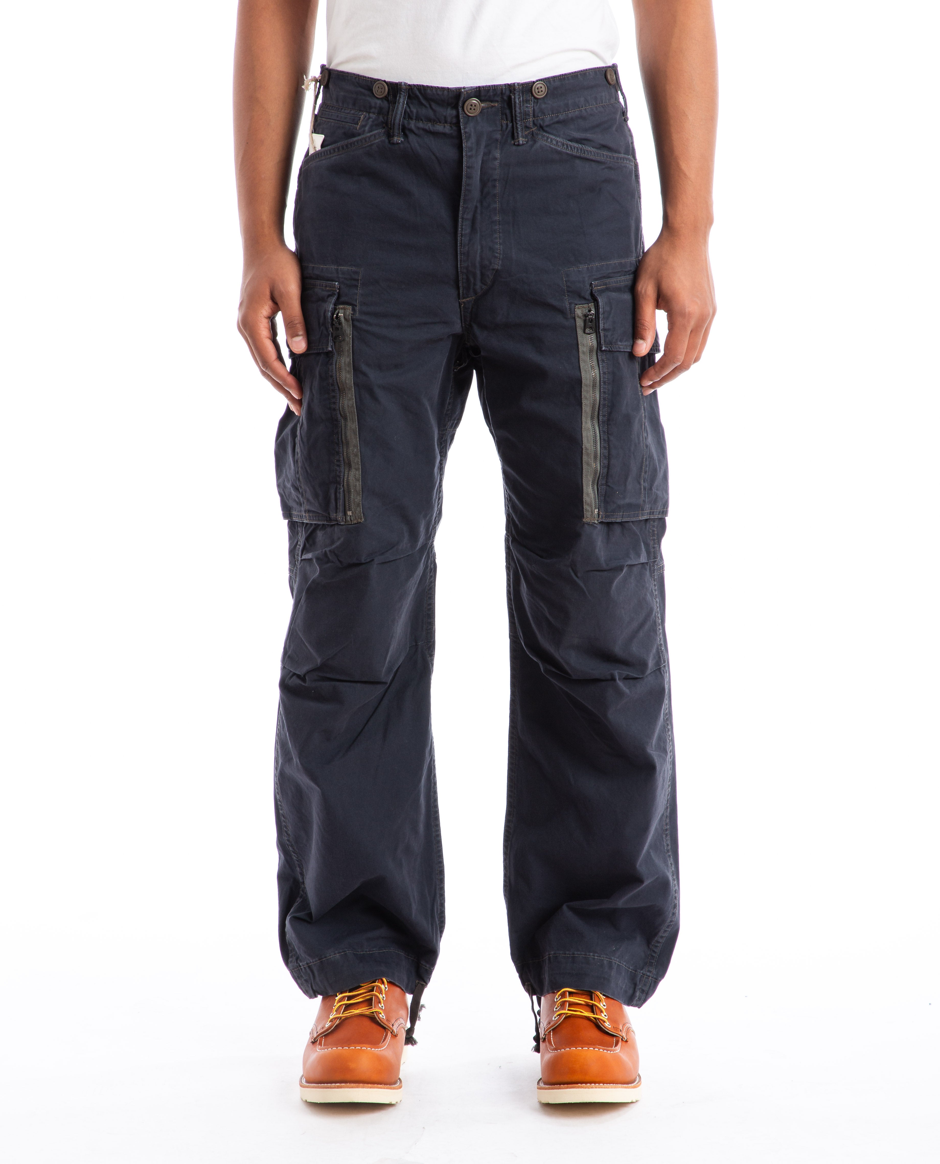 Double RL Ranger Cotton Poplin Cargo Pants Navy