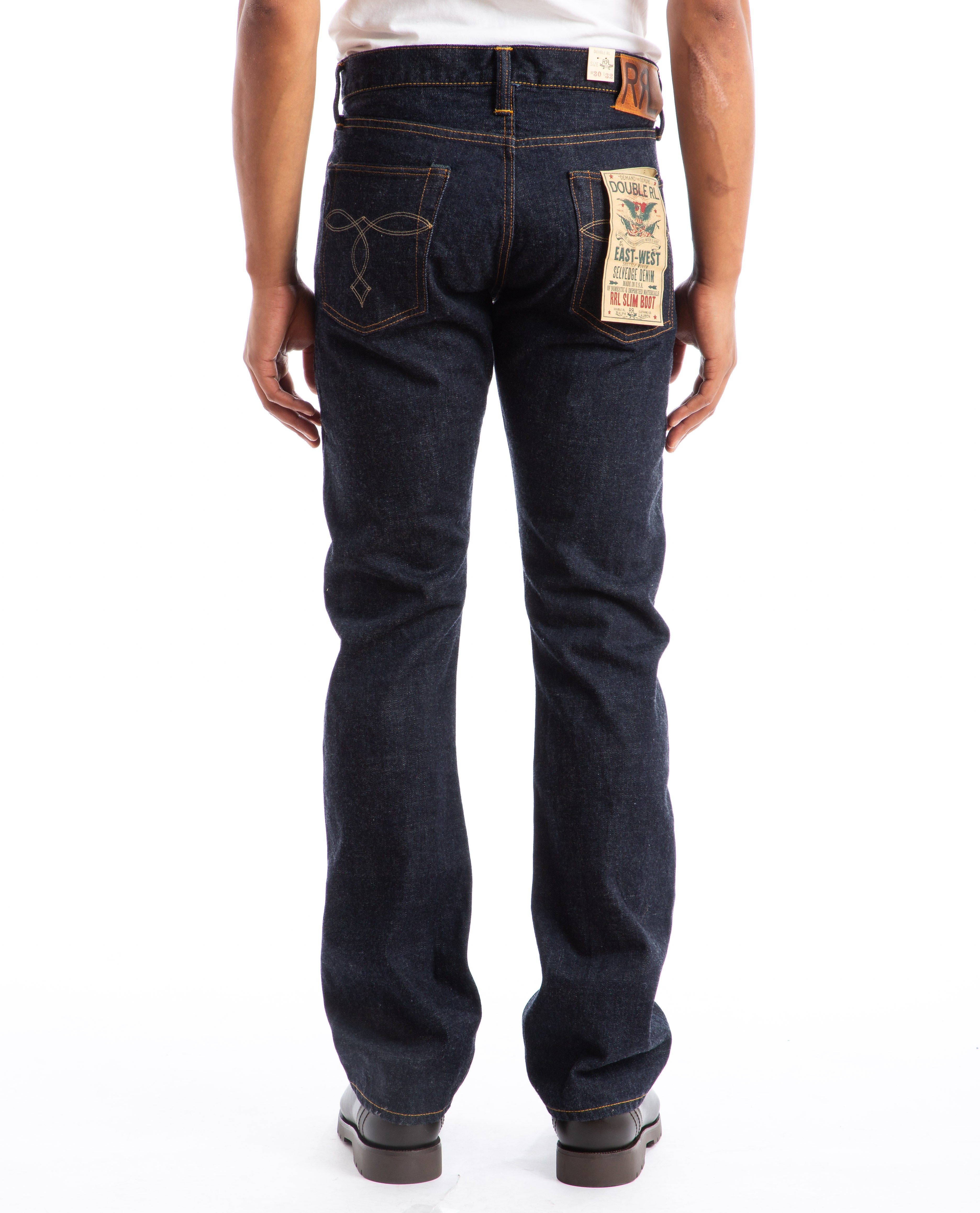 Double popular RL Slim Boot Cut Jeans