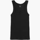 Black tank top on a white background