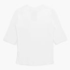 White t-shirt on a white background