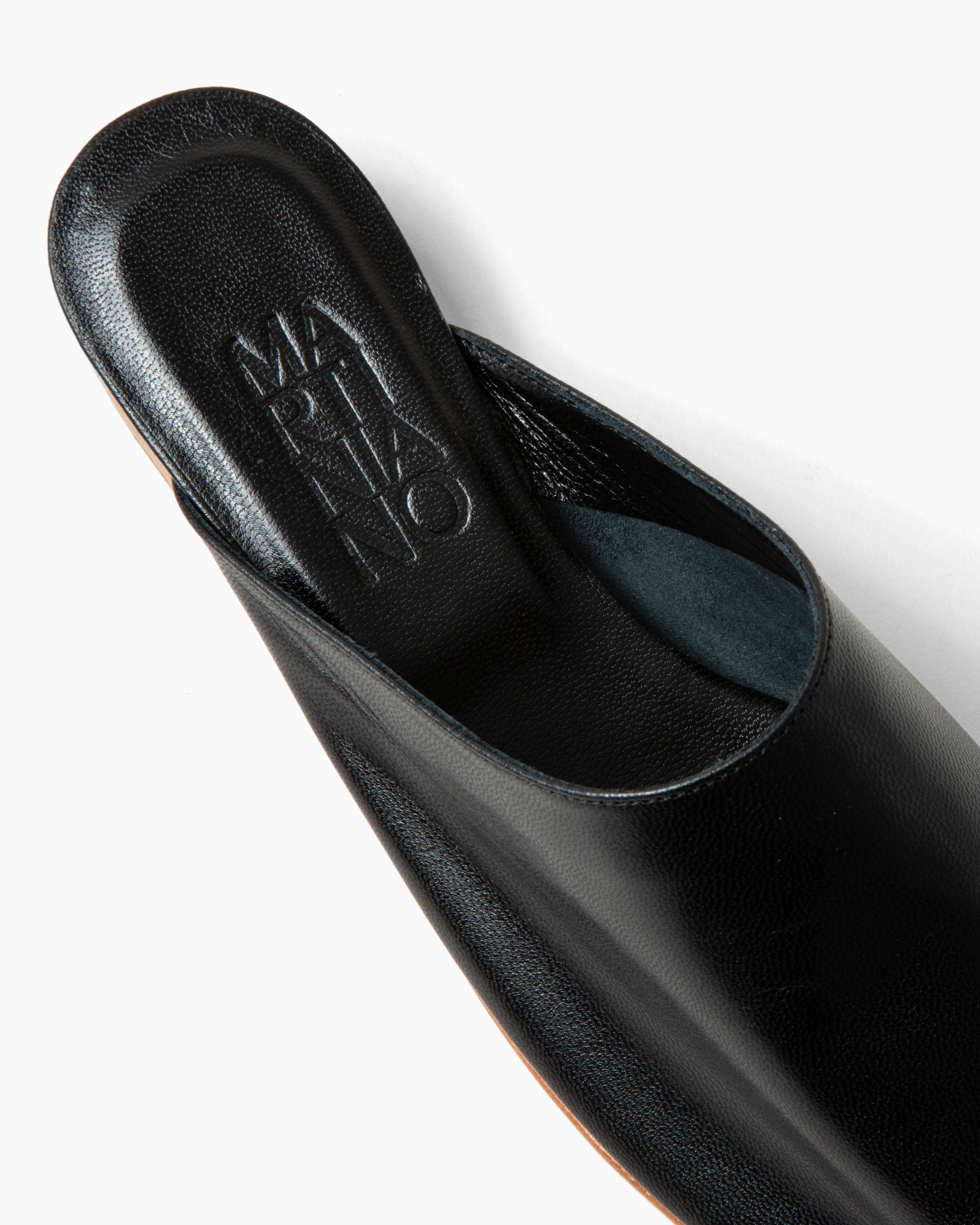 R＆R Noir Curve Mule Shoes 26cm Mule – American Rag Cie