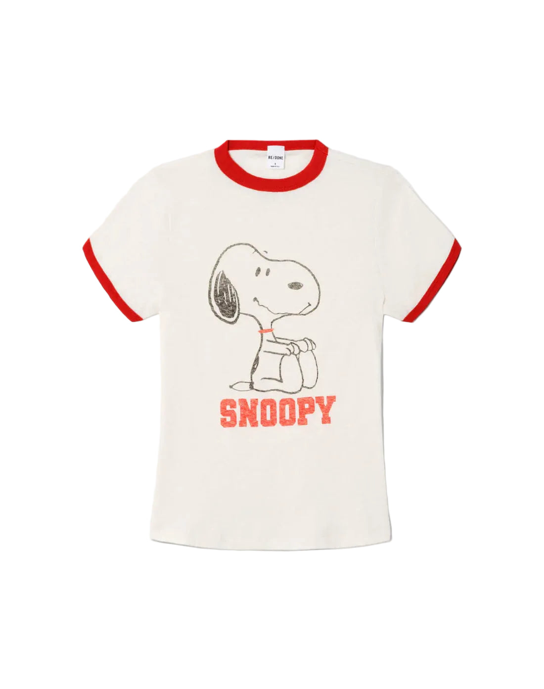 T-shirt with Snoopy graphic on a white background