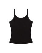 Black tank top on a white background