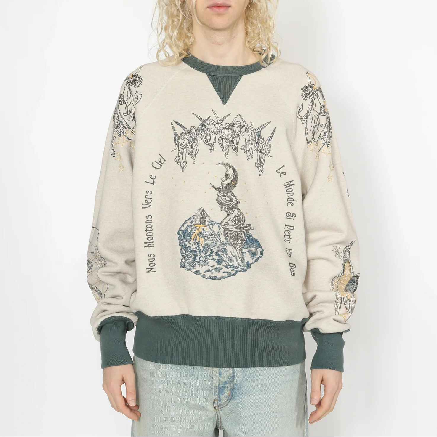 La Luna Crewneck Sweatshirt Men Sweaters + Sweatshirts SAMUEL ZELIG