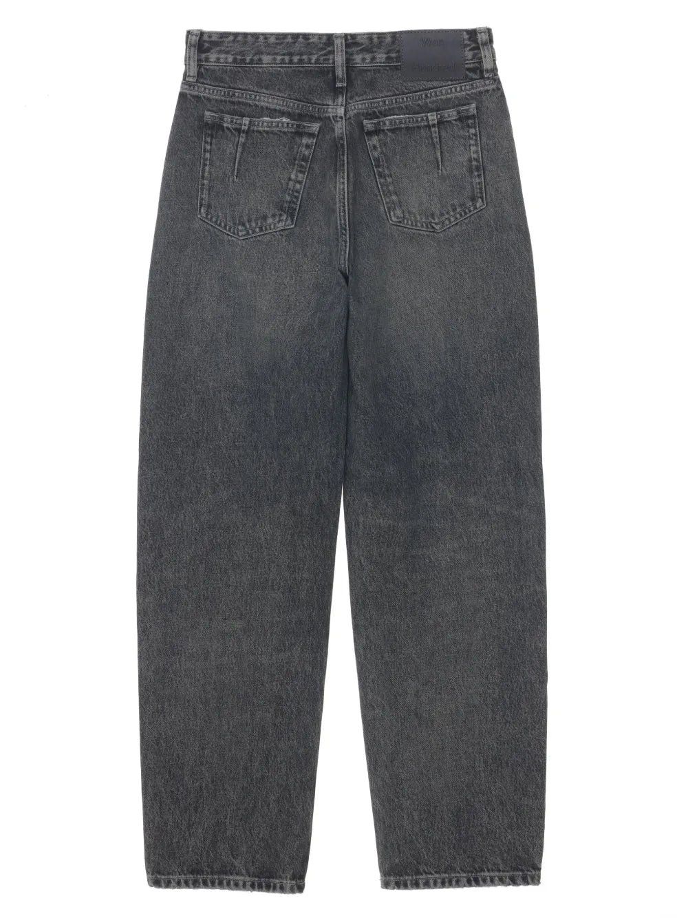 Black jeans on a white background