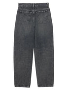 Black jeans on a white background