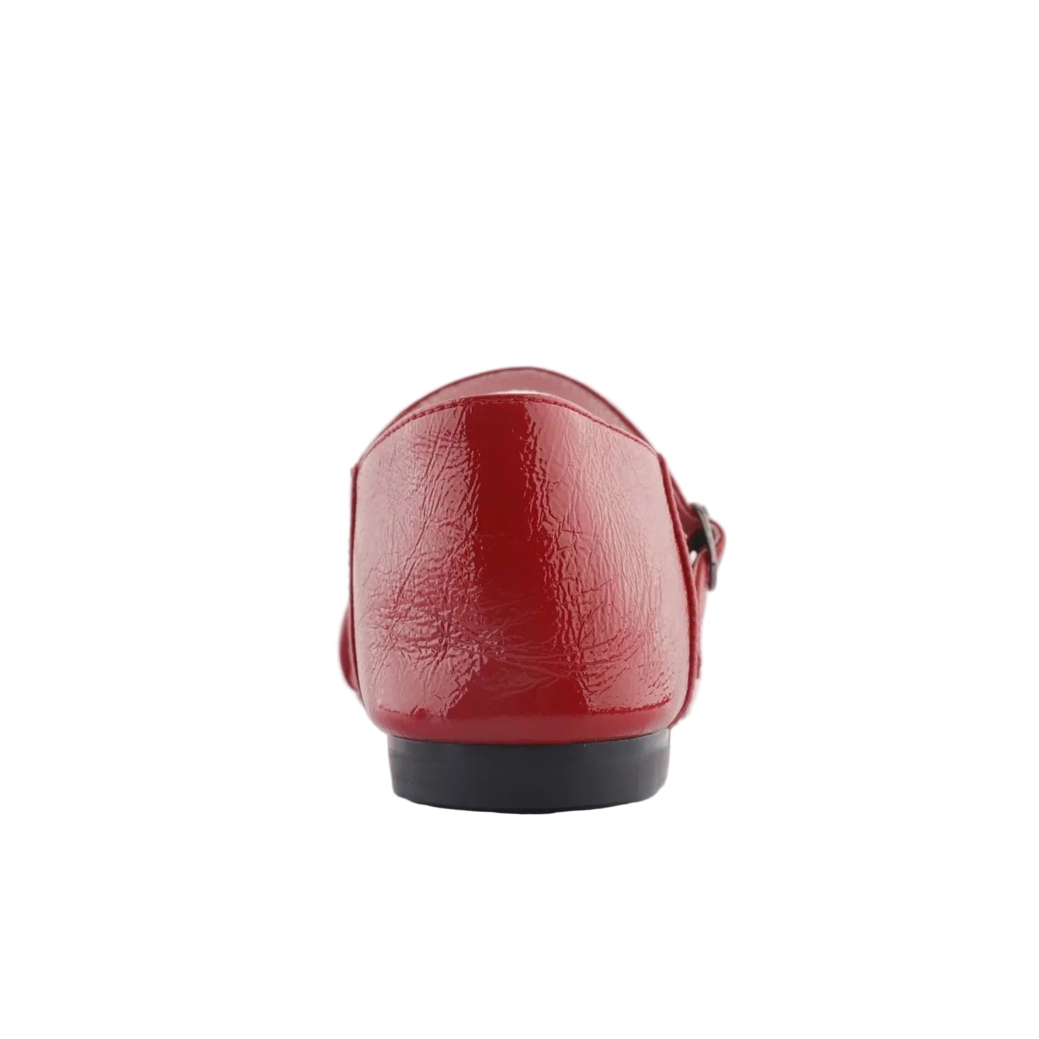 Red shoe on a white background