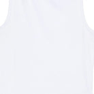 Plain white tank top with a subtle pattern