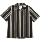 Black and beige striped shirt on a white background