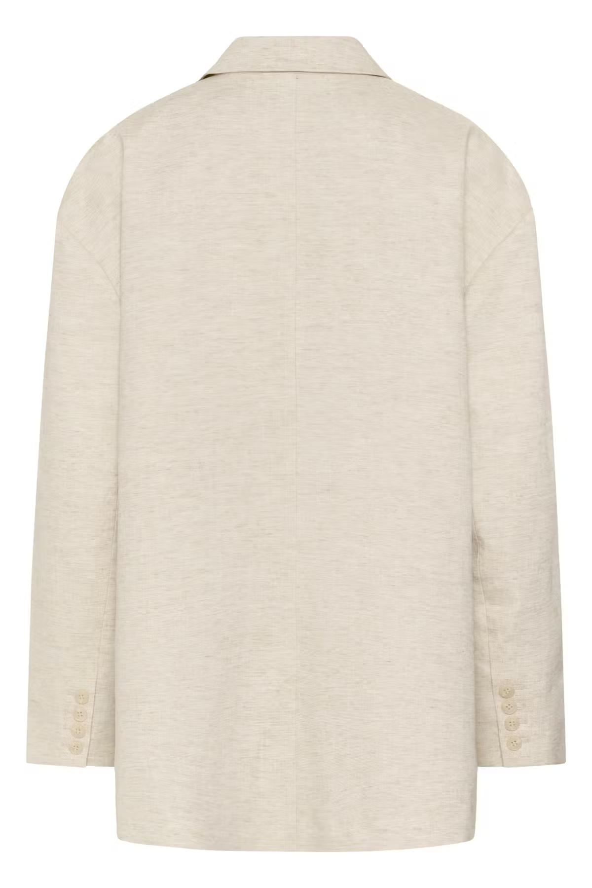 Beige blazer on a white background