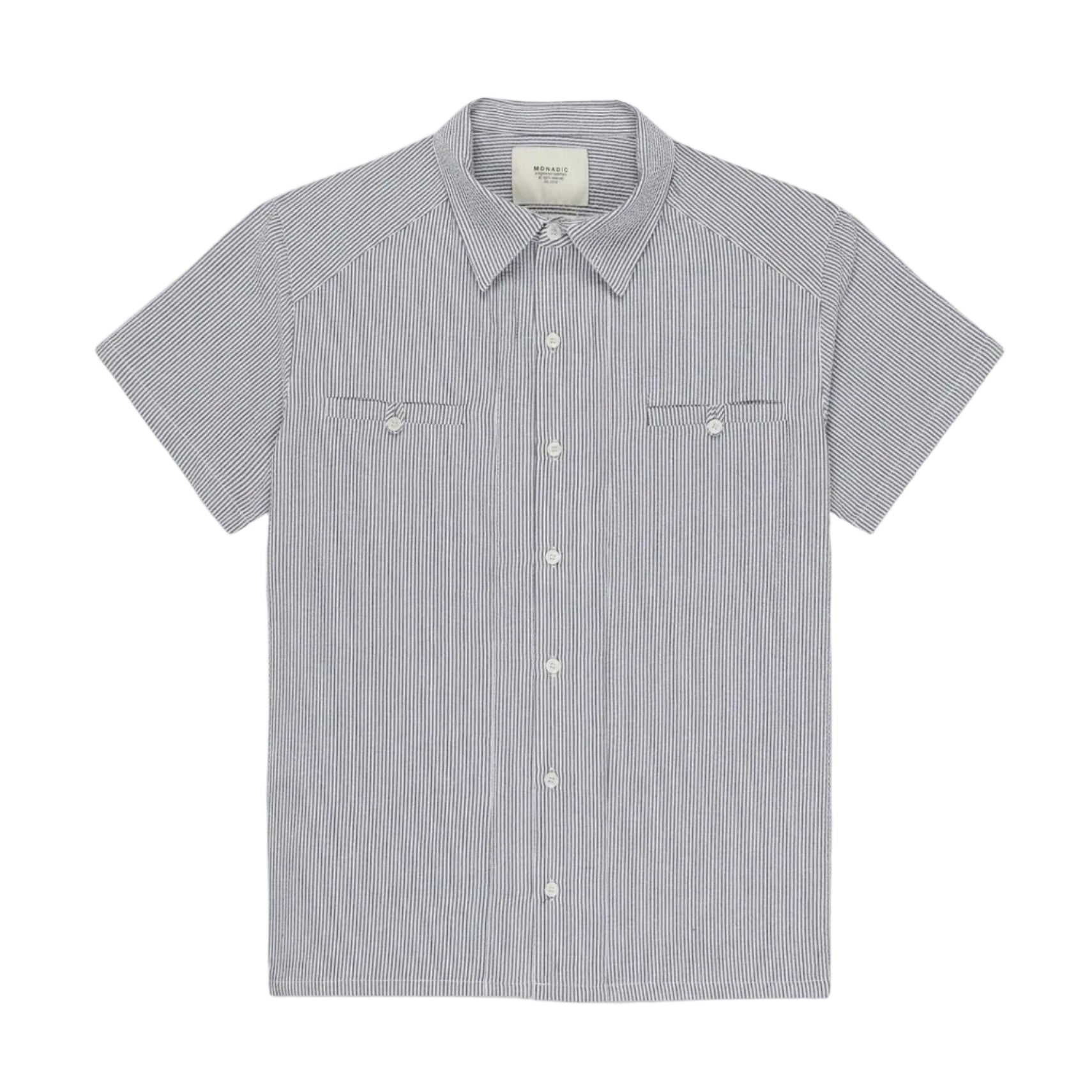 Riveria Seersucker Men Shirts MONADIC