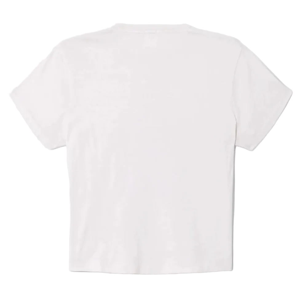 White t-shirt on a white background