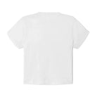 White t-shirt on a white background
