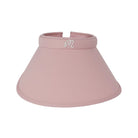 Pink visor on a white background