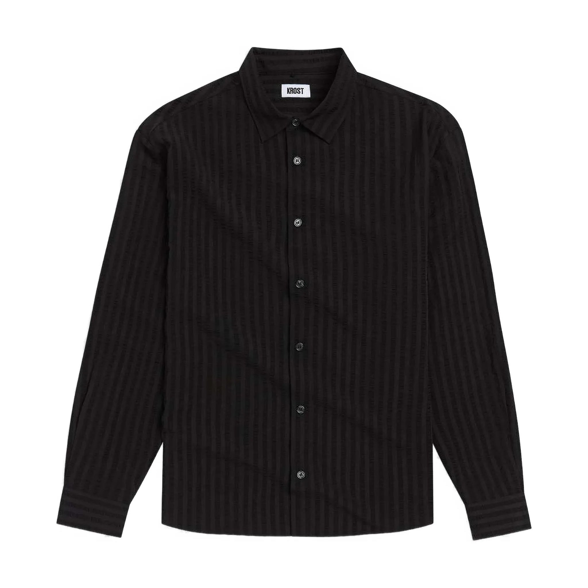 Black shirt on a white background