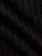 Close-up of textured black fabric