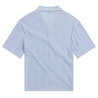 Light blue polo shirt on a white background