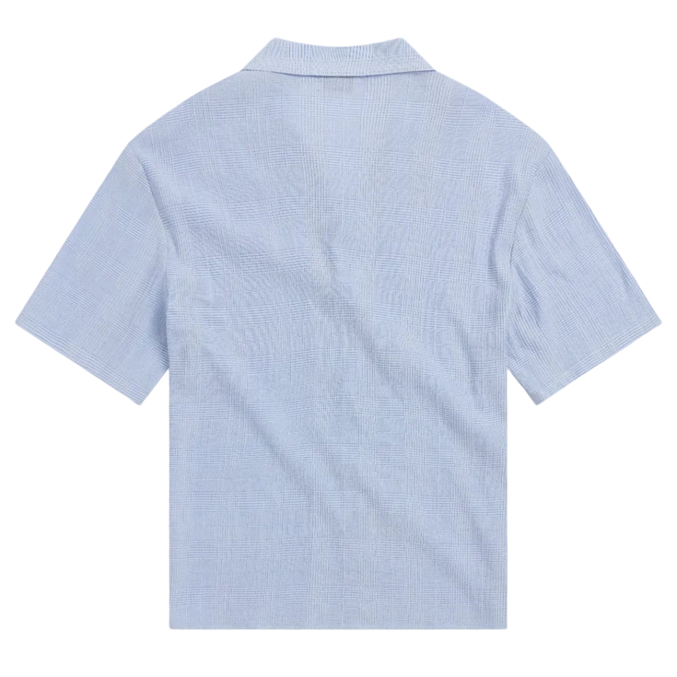 Light blue polo shirt on a white background